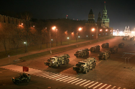 В Москве перекроют центральные улицы в связи с репетицией парада Победы