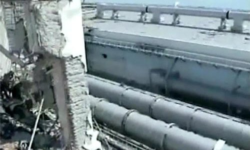 В нижних помещениях и дренажной системе аварийной АЭС «Фукусима-1» скопилос ...