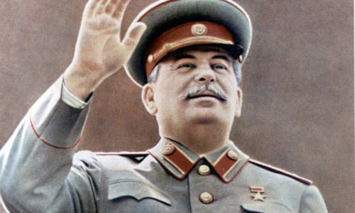В Севастополе установили билборд с портретом Иосифа Сталина