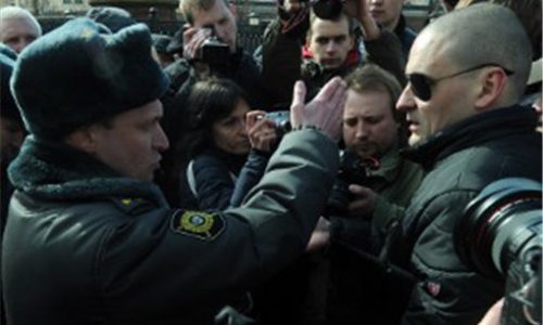 «День гнева» в Москве на Театральной площади