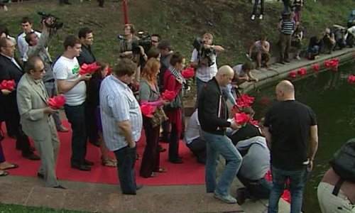 Акция памяти, посвященная трагическим событиям в Южной Осетии в августе 2008