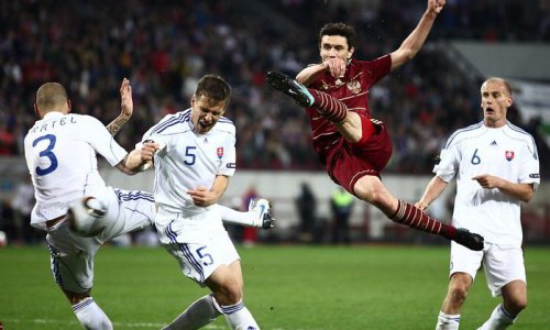 Сборная России по футболу обыграла команду Словакии
