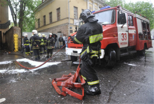 Пожар в жилом доме на юго-востоке Москвы