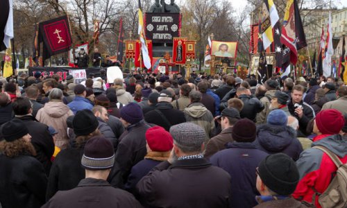 На митинге в Москве «обстановка спокойная, задержанных нет»