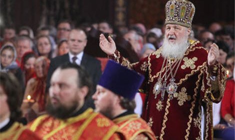 Патриарх Московский и всея Руси Кирилл завершил ночное Пасхальное богослужение