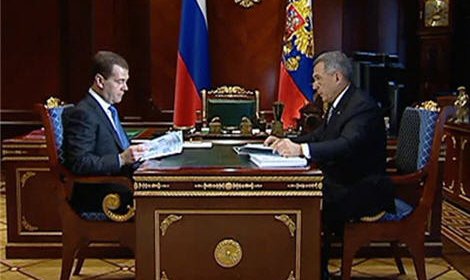 Встреча Медведева с Рустамом Миннихановым