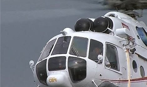 Жесткая посадка вертолета Ми-8 в Хабаровском крае