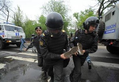 Задержаны более 20 активистов «лагеря» на Чистых Прудах в центре Москвы