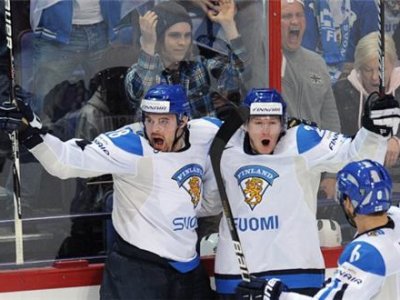 Финны сыграют с Россиянами в полуфинале ЧМ по хоккею