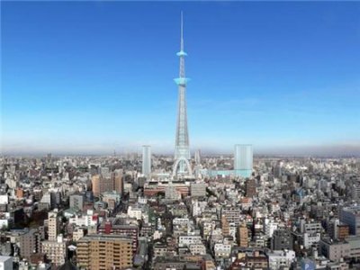 Самая высокая в мире телебашня «Небесное дерево» откроется для посетителей в Токио