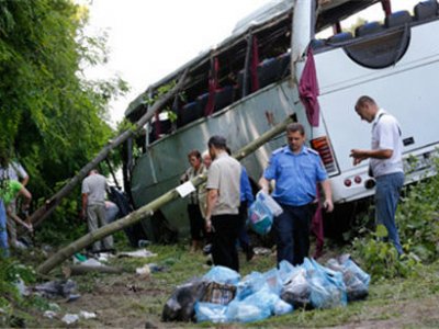 Водитель разбившегося в Черниговской области автобуса помещен в СИЗО