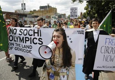 В Лондоне начались акции протеста против проведения Олимпиады в Сочи