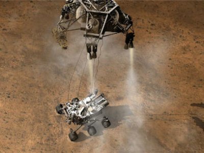 В 09:31 по мск Марсоход Curiosity приземлится на Марс