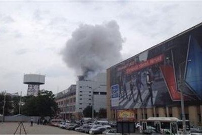 Торговый центр «Галерея» загорелся в субботу утром в Краснодаре