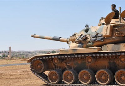 Турецкая артиллерия сегодня снова нанесла ответный удар по Сирии