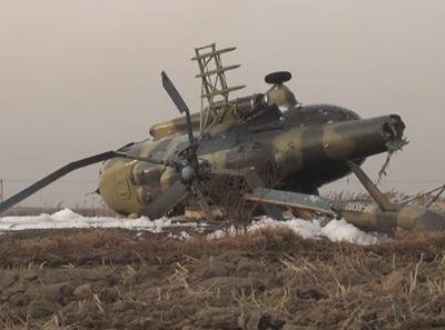 В Красноярском крае упал вертолёт МИ-8, один человек погиб и трое пострадал ...