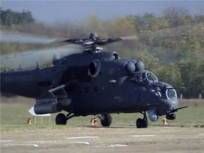 На полигоне в Краснодарском крае прошли первые стрельбы на военных вертолет ...