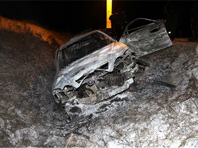 В Оренбургской области был взорван автомобиль бывшего депутата Бориса Плохотнюка