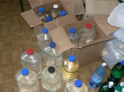 Сотрудниками полиции изъято более 200 литров алкоголя произведённого в Казахстане