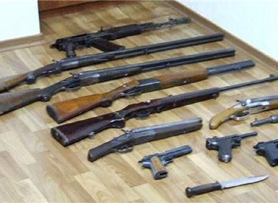 Добровольная сдача населением Новотроицка незаконно хранящегося оружия