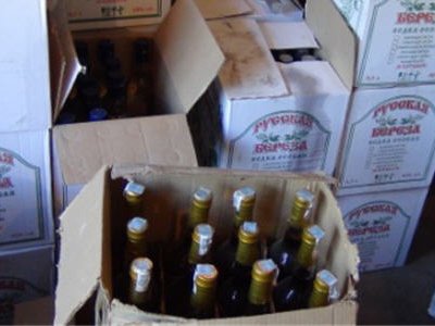 В рамках мероприятия «Алкоголь» изъято 4266 литров алкогольной продукции